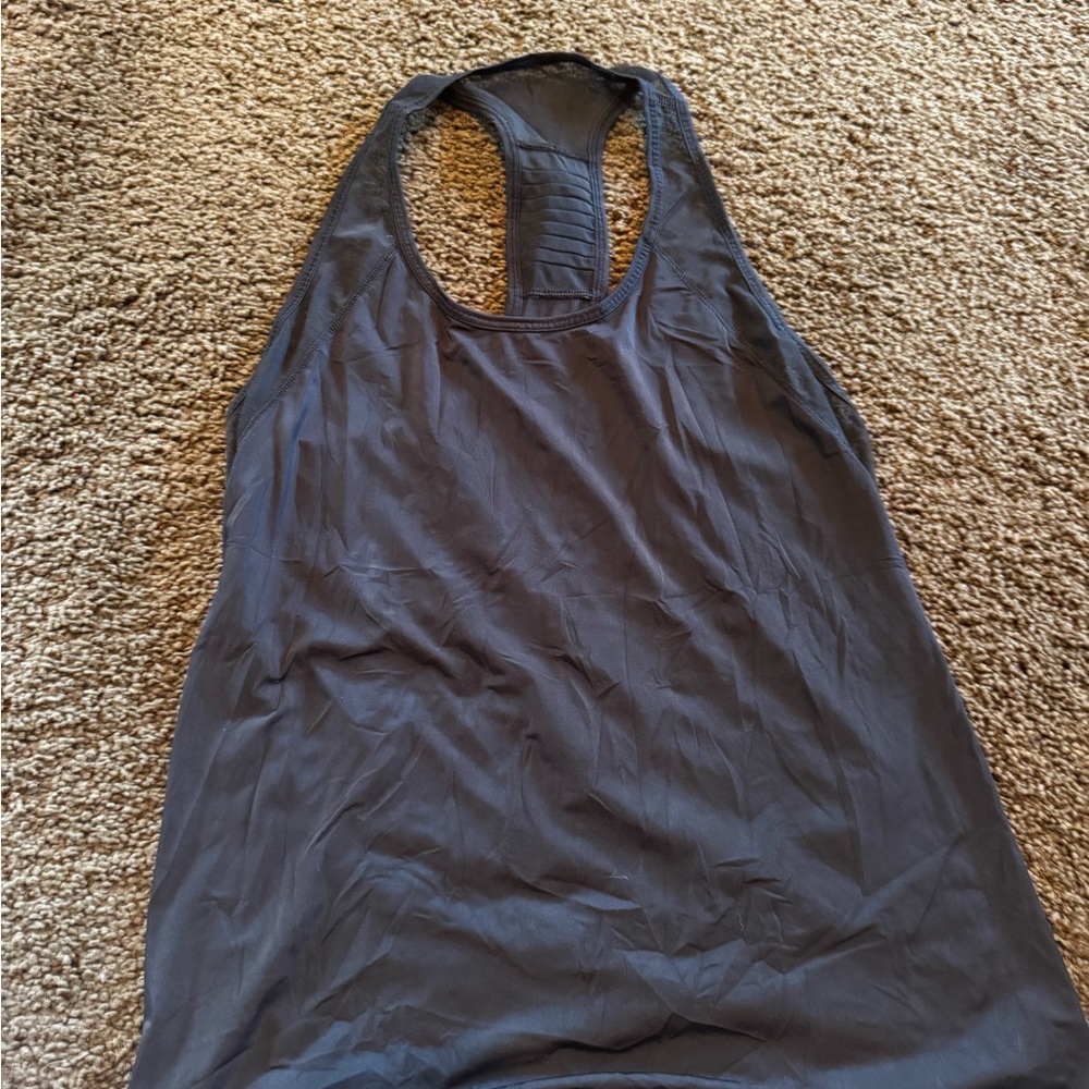 Black Racerback Tank Top